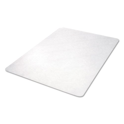 All Day Use Non-Studded Chair Mat for Hard Floors, 46 x 60, Rectangular, Clear. Picture 7