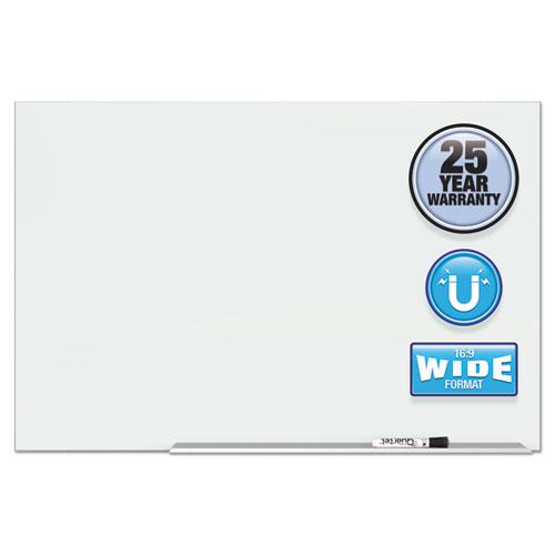 Element Framed Magnetic Glass Dry-Erase Boards, 74" x 42", Aluminum Frame. The main picture.