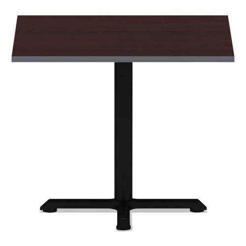 Reversible Laminate Table Top, Square, 35.38w x 35.38d, Medium Cherry/Mahogany. Picture 2