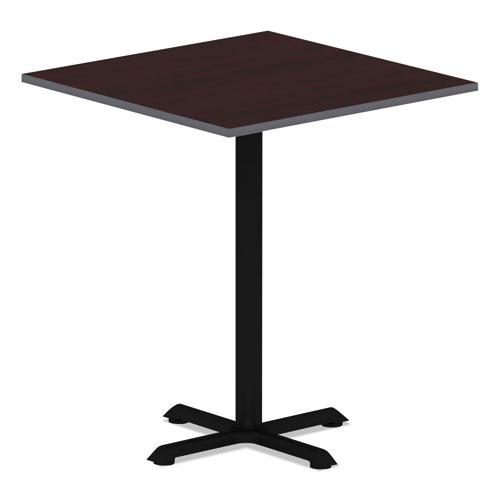 Reversible Laminate Table Top, Square, 35.38w x 35.38d, Medium Cherry/Mahogany. Picture 1