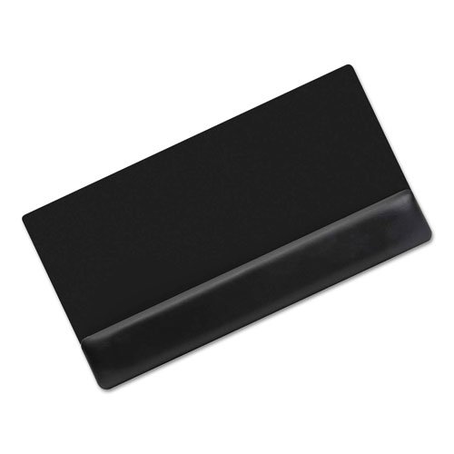 Soft Backed Keyboard Wrist Rest, 19 x 10, Black. Picture 4