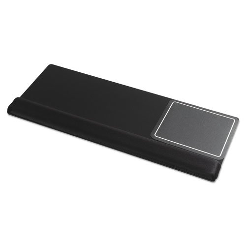 Extended Keyboard Wrist Rest, 27 x 11, Black. Picture 3