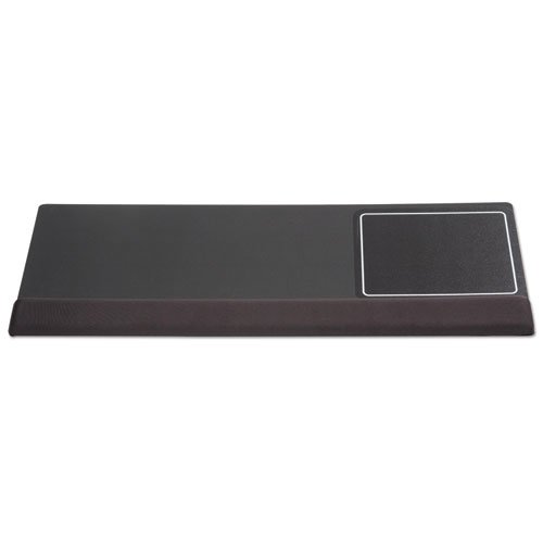 Extended Keyboard Wrist Rest, 27 x 11, Black. Picture 1