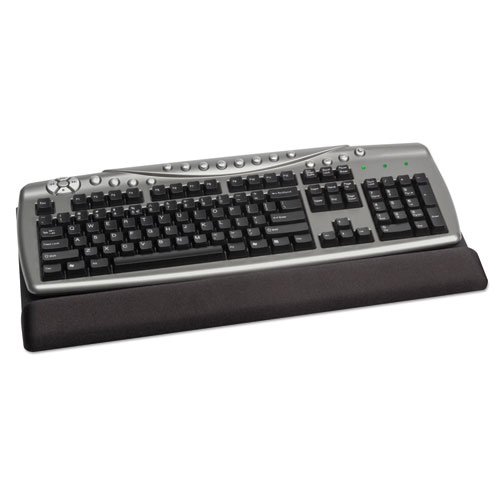 Keyboard Wrist Rest, 19 x 10.5, Black. Picture 2