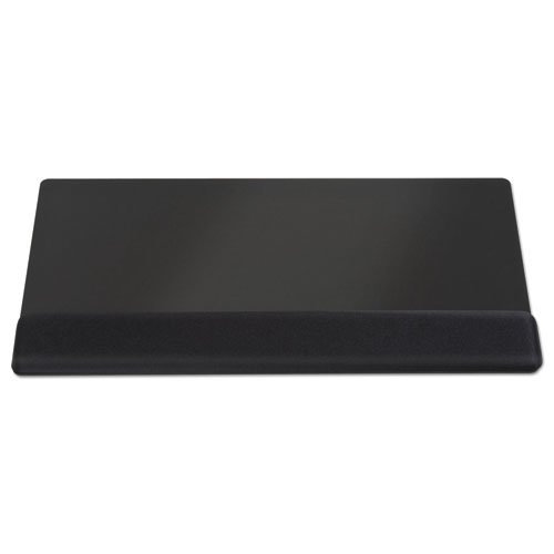 Keyboard Wrist Rest, 19 x 10.5, Black. Picture 1