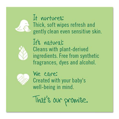 Free and Clear Baby Wipes, 7 x 7, Refill, Unscented, White, 256/Pack, 3 Packs/Carton. Picture 6