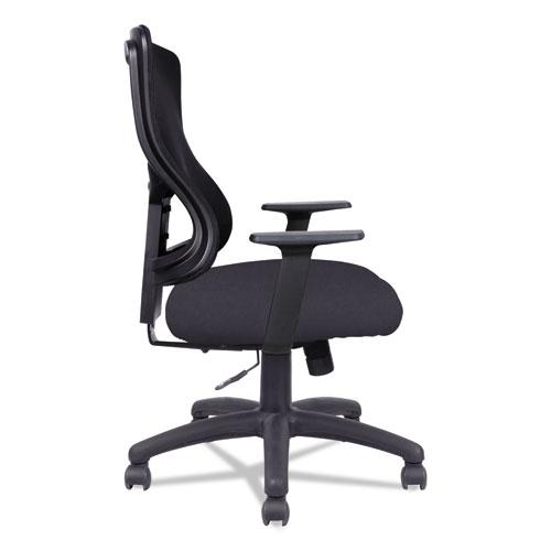 Alera Elusion II Series Mesh Mid-Back Swivel/Tilt Chair, Supports Up to 275 lb, 18.11" to 21.77" Seat Height, Black. Picture 3