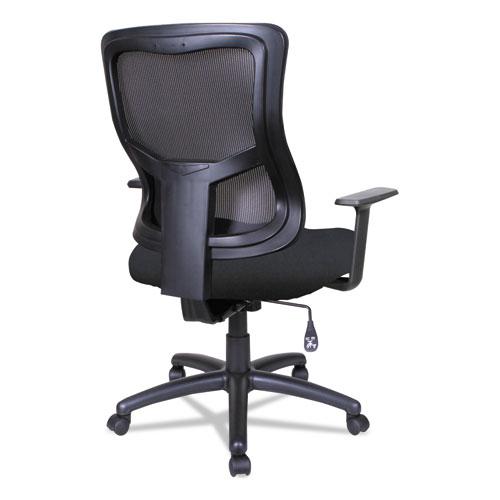 Alera Elusion II Series Mesh Mid-Back Swivel/Tilt Chair, Supports Up to 275 lb, 18.11" to 21.77" Seat Height, Black. Picture 5