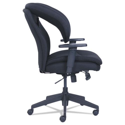Cosset Ergonomic Task Chair, Supports Up to 275 lb, 19.5" to 22.5" Seat Height, Black. Picture 2