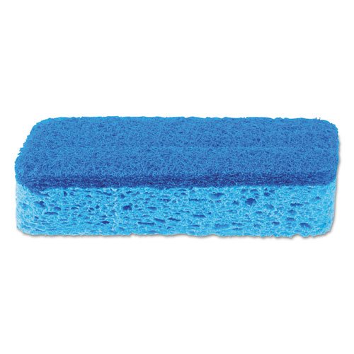 All Surface Scrubber Sponge, 2.5 x 4.5, 0.9" Thick, Dark Blue, 12/Carton. Picture 4