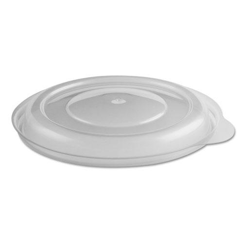 MicroRaves Incredi-Bowl Lid, For 10 oz Bowl, 4.5" Diameter x 0.39"h, Clear, 500/Carton. Picture 1
