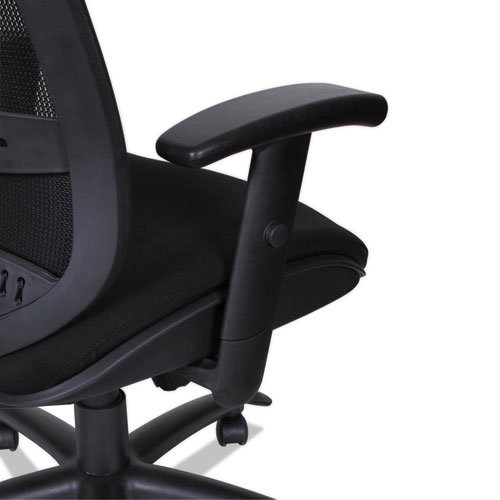Alera Eon Series Multifunction Mid-Back Cushioned Mesh Chair, Supports Up to 275 lb, 18.11" to 21.37" Seat Height, Black. Picture 7