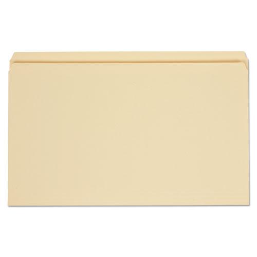 Top Tab Manila File Folders, Straight Tabs, Legal Size, 0.75" Expansion, Manila, 100/Box. Picture 1