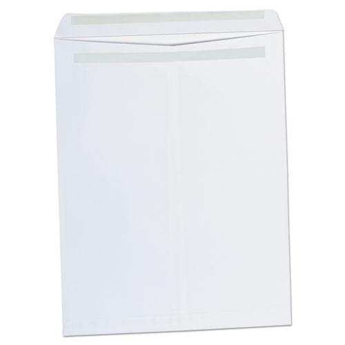 Self-Stick Open End Catalog Envelope, #15 1/2, Square Flap, Self-Adhesive Closure, 12 x 15.5, White, 100/Box. Picture 1