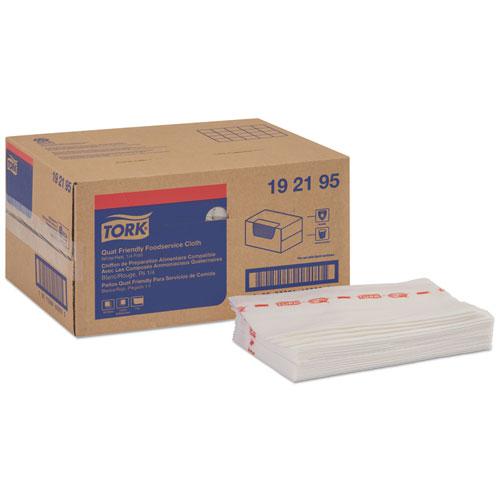 Foodservice Cloth, 21" x 13", White, 150/Box. Picture 1