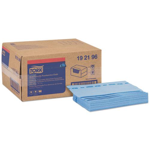 Foodservice Cloth, 21" x 13", Blue, 150/Box. Picture 1