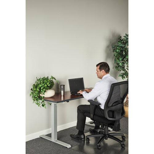 AdaptivErgo Sit-Stand Two-Stage Electric Height-Adjustable Table Base, 48.06" x 24.35" x 27.5" to 47.2", Gray. Picture 6