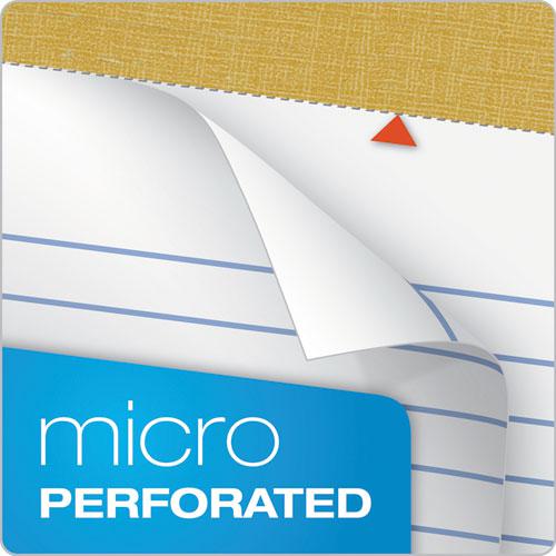 "The Legal Pad" Plus Ruled Perforated Pads with 40 pt. Back, Narrow Rule, 50 White 5 x 8 Sheets, Dozen. Picture 5