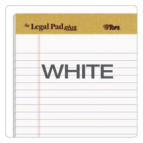 "The Legal Pad" Plus Ruled Perforated Pads with 40 pt. Back, Narrow Rule, 50 White 5 x 8 Sheets, Dozen. Picture 6