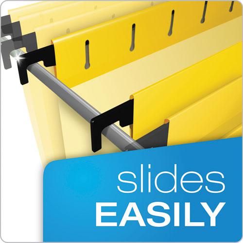 SureHook Hanging Folders, Legal Size, 1/5-Cut Tabs, Yellow, 20/Box. Picture 3