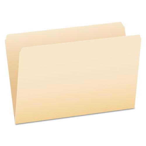 Manila File Folders, Straight Tabs, Legal Size, 0.75" Expansion, Manila, 100/Box. Picture 1