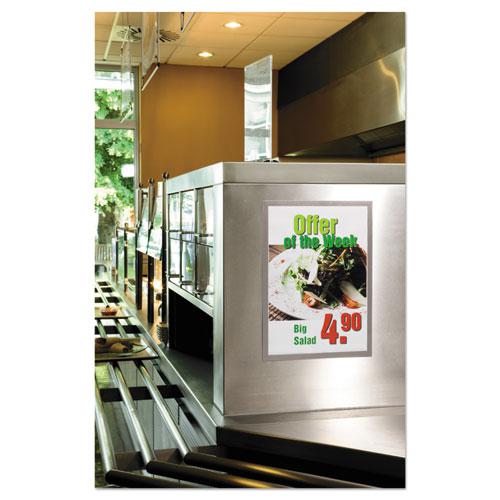 DURAFRAME Sign Holder, 11 x 17, Silver, 2/Pack. Picture 8