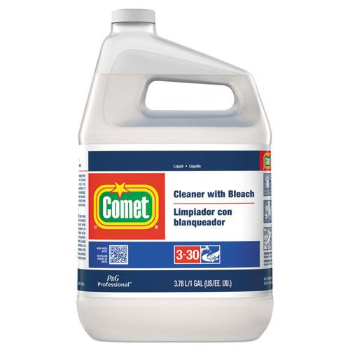 Cleaner with Bleach, Liquid, One Gallon Bottle. Picture 1