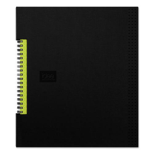 Idea Collective Professional Wirebound Hardcover Notebook, 1-Subject, Medium/College Rule, Black Cover, (80) 11 x 8.5 Sheets. Picture 1