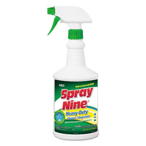 Heavy Duty Cleaner/Degreaser/Disinfectant, Citrus Scent, 32 oz, Trigger Spray Bottle, 12/Carton. The main picture.