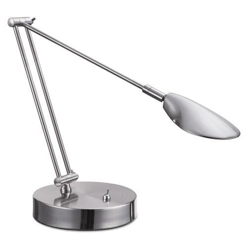 Adjustable LED Task Lamp with USB Port, 11w x 6.25d x 26h, Brushed Nickel. Picture 2