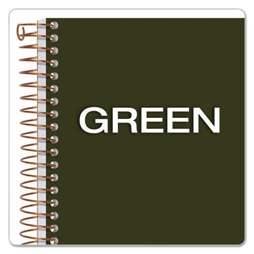Gold Fibre Personal Notebooks, 1-Subject, Medium/College Rule, Classic Green Cover, (100) 7 x 5 Sheets. Picture 7