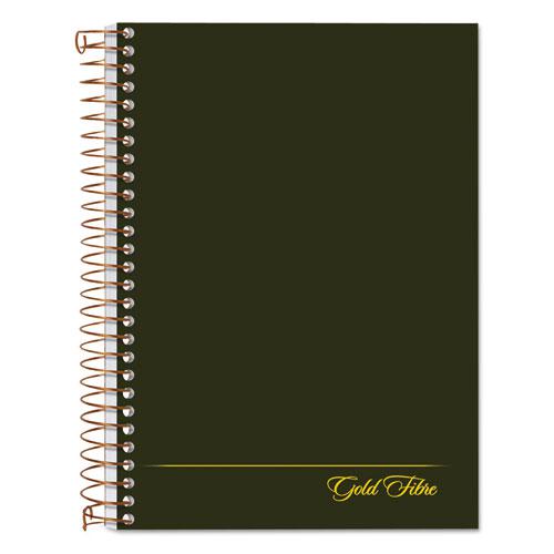 Gold Fibre Personal Notebooks, 1-Subject, Medium/College Rule, Classic Green Cover, (100) 7 x 5 Sheets. Picture 1