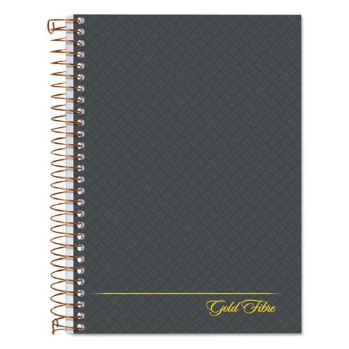 Gold Fibre Personal Notebooks, 1-Subject, Medium/College Rule, Designer Gray Cover, (100) 7 x 5 Sheets. Picture 1