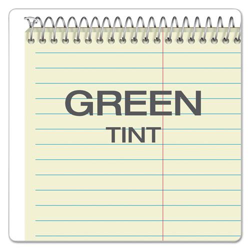 Steno Pads, Gregg Rule, Green Cover, 80 Green-Tint 6 x 9 Sheets, 6/Pack. Picture 5
