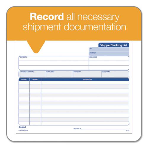 Triplicate Snap-Off Shipper/Packing List, Three-Part Carbonless, 8.5 x 7, 50 Forms Total. Picture 4