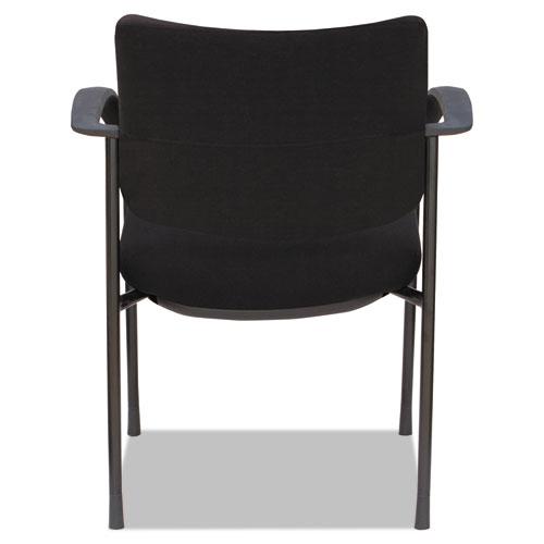 Alera IV Series Fabric Back Guest Chairs, 19 5/8 x 19 1/4 x 19 1/4, BK, 2/CT. Picture 6