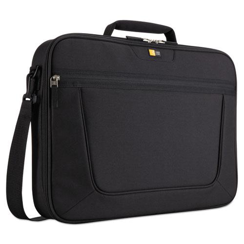 Primary Laptop Clamshell Case, Fits Devices Up to 17", Polyester, 18.5 x 3.5 x 15.7, Black. Picture 1