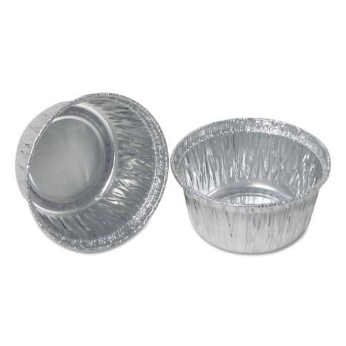 Aluminum Round Containers, 3" Dia., 4 oz Cup, 1000/Carton. The main picture.