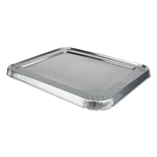 Aluminum Steam Table Lids for Rolled Edge Half Size Pan, 100 /Carton. Picture 1