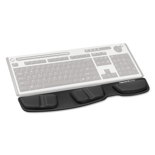 Memory Foam Keyboard Palm Support, 13.75 x 3.37, Black. Picture 3