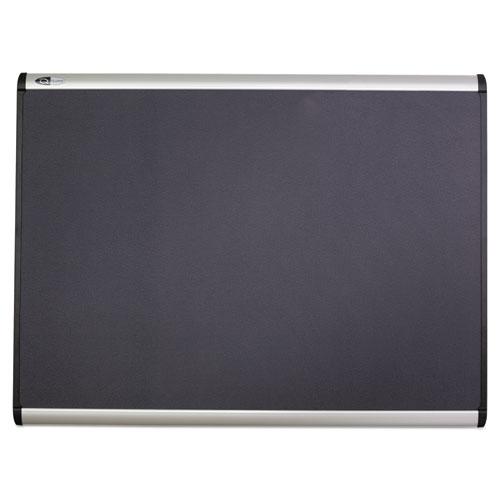Prestige Plus Magnetic Fabric Bulletin Boards, 72 x 48, Gray Surface, Silver Aluminum Frame. Picture 7
