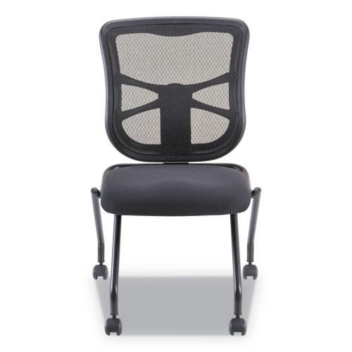 Elusion Mesh Nesting Chairs, Black Seat, 2 per Carton. Picture 2