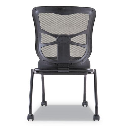 Elusion Mesh Nesting Chairs, Black Seat, 2 per Carton. Picture 4