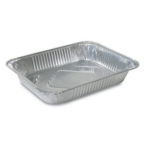 Aluminum Steam Table Pans, Half-Size Medium, 2.19" Deep, 10.38 x 12.75, 100/Carton. Picture 1