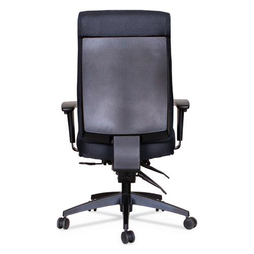 Alera Wrigley Series 24/7 High Performance High-Back Multifunction Task Chair, Supports 300 lb, 17.24" to 20.55" Seat, Black. Picture 4