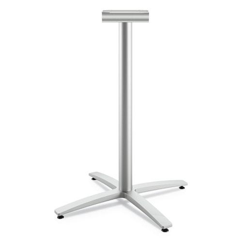 Between Standing-Height X-Base for 30"-36" Table Tops, Silver. Picture 1