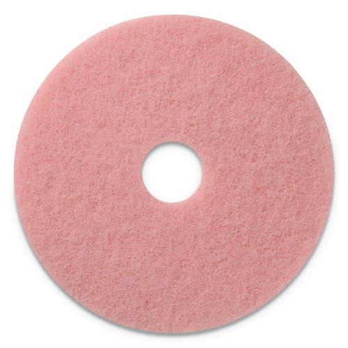 Remover Burnishing Pads, 27" Diameter, Pink, 2/CT. Picture 1