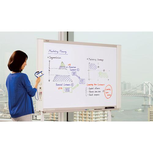 Email-Capable Copyboard, 58.3 x 39.4, Light Gray Plastic/Metal Frame. Picture 1
