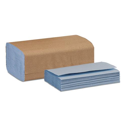 Foodservice Cloth, 9 1/8" x 10 1/4", Blue, 150/Carton. Picture 1