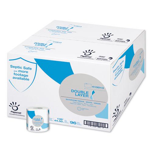 Double Layer Toilet Tissue, 2-Ply, 500 Sheets/Roll, 96 Rolls/Carton. The main picture.